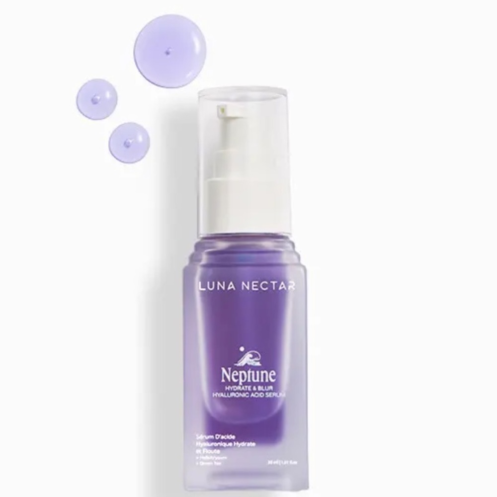💜🆕💜 Luna Nectar Neptune Blur & Hydrate Hyaluronic Acid Serum